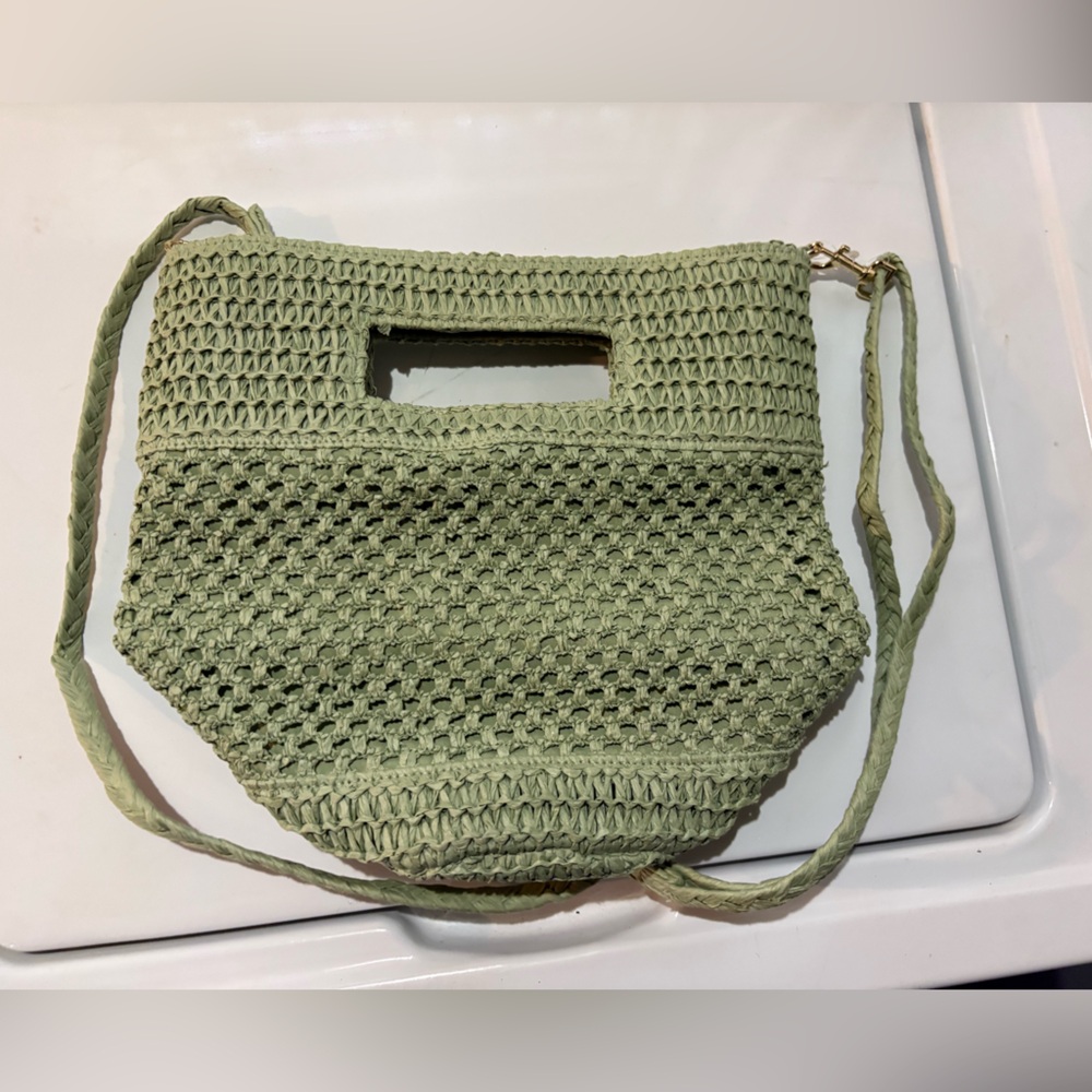 Universal Thread Olive Woven Crossbody Bag